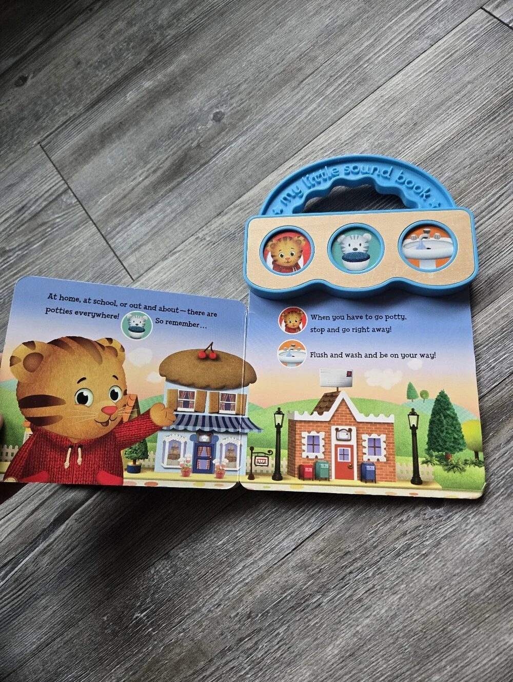 Paw Patrol Blue Handled Sound Book with Orange, Yellow, Green Buttons